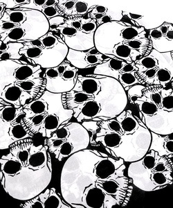 Šátek s lebkami - Graveyard Skulls