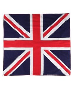 Šátek s britskou vlajkou