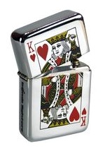 Zapalovač King / Playing Card