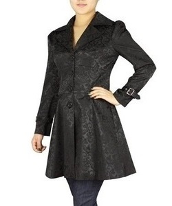 Gotický kabát dámský brokátový