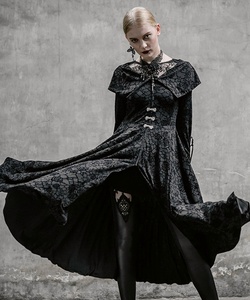Gotický kabát dámský dlouhý Callista
