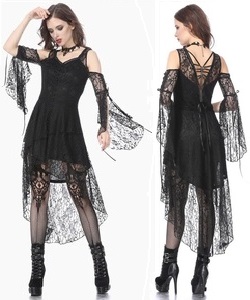 Gotické šaty dámské krajkové Calantha
