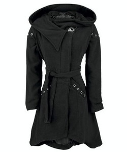 Gotický kabát dámský Nevermore