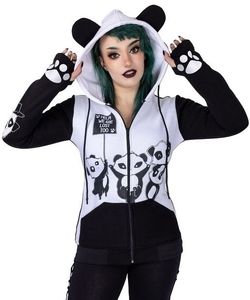 Gotická mikina dámská Lost Panda