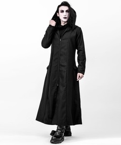 Gotický kabát pánský dlouhý Highwayman Dark