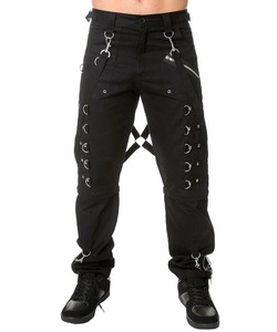 Gotické kalhoty pánské s D-kroužky