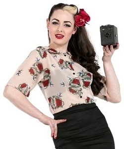 Rockabilly halenka dámská True Love