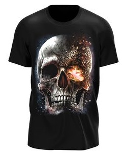 Tričko pánské Shot Skull (svítí ve tmě)