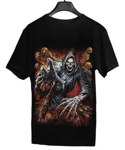 Tričko pánské Dark Death Is Coming (svítí ve tmě)