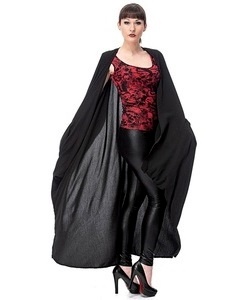 Gotický cardigan dámský dlouhý s kapsami