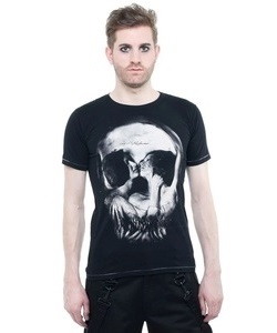 Gotické tričko pánské Skull Illusion